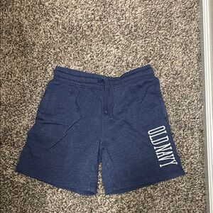 Old navy dark blue fleece shorts Small